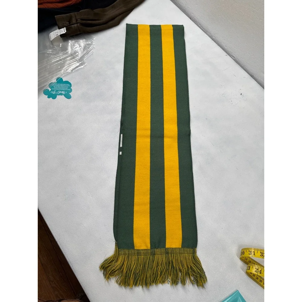 White Oak‎ Vikings Scarf Green Gold High School Football Spirit Fan Traditions